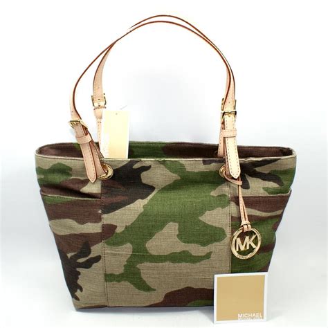 michael kors camo bag men|Michael Kors large monogram tote.